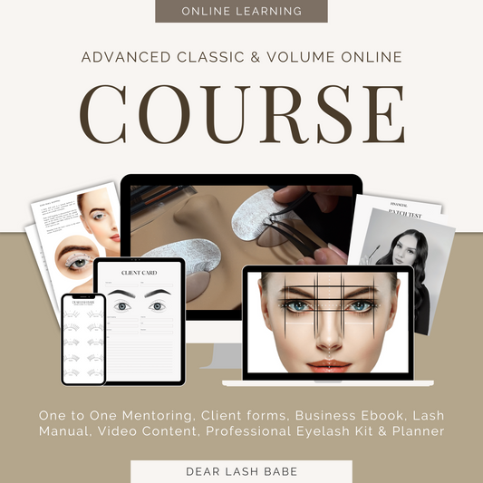 Advanced Classic & Volume Online Eyelash Extension Course